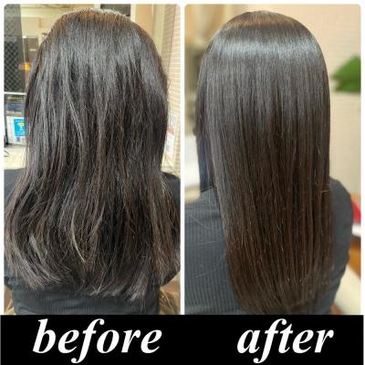 最新髪質改善シルクトリートメント美髪コースのイメージ画像