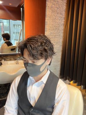 銀座 ウェーブパーマ