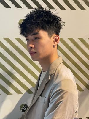 BARBER-BARのツイストパーマスタイル