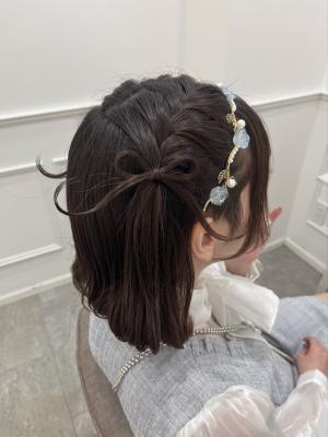 カチューシャでカワイイ*リボンハーフツイン*新井 カチューシャでカワイイ*リボンハーフツイン*新井のイメージ画像