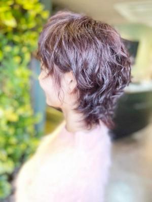 フレンチガーリーパーマ20代30代40代ショートウルフパーマ フレンチガーリーパーマ20代30代40代ショートウルフパーマのイメージ画像