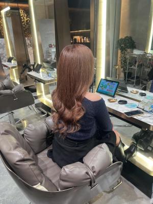 ブラウン系ロングヘアー
