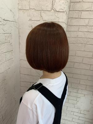 ピンクベージュボブ10代20代30代所沢西所沢