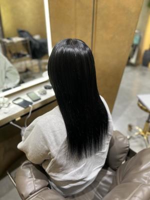 イメチェン！黒髪ロングヘアー