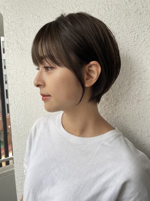 ショート/前髪カット/レイヤーカット/黒髪/髪質改善[池袋]