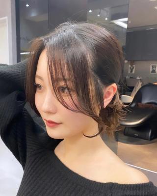 ロング/ミディアム/前髪カット/レイヤーカット/黒髪/髪質改のイメージ画像