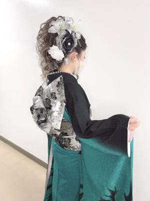 成人式ヘアセット&着付け