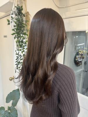 艶髪/チョコレートブラウン/韓国のイメージ画像