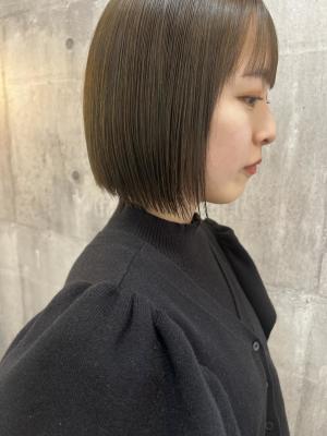 ぱつんとボブ