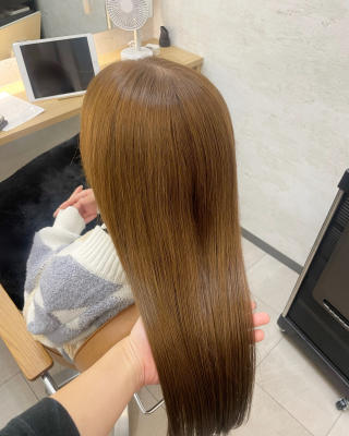 ブリーチなしベージュ