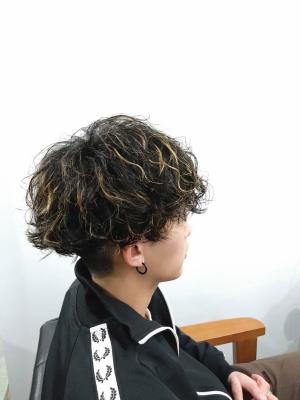 【afresh hair】メンズカラー＋メンズパーマのイメージ画像