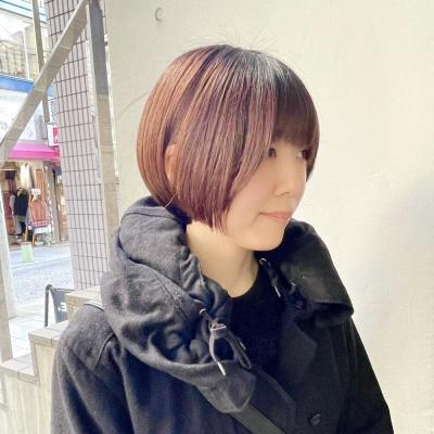 20代30代丸みくびれまとまるショートボブ/HONOKA