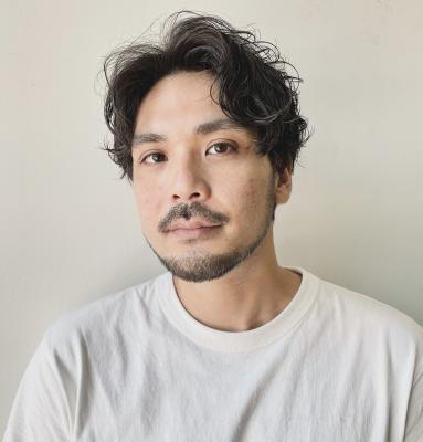 2ブロックセンターパートスタイル