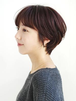 30代40代50代丸みショートボブ
