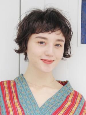大人女性◎ショートマッシュパーマ