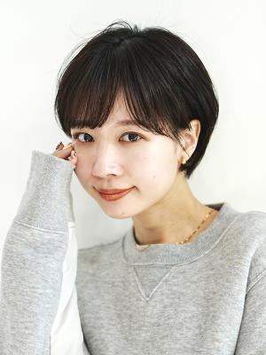 丸さが可愛い大人ショート