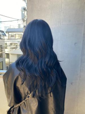 フルバング ブラウン 似合わせカット カルマパーマ