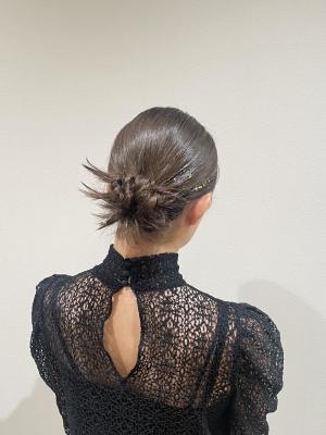 ボブでもできるヘアアレンジ/結婚式お呼ばれヘア/結婚式ヘア ボブでもできるヘアアレンジ/結婚式お呼ばれヘア/結婚式ヘアのイメージ画像