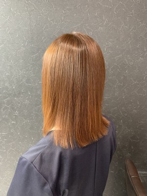 髪質改善/オレンジブラウンのイメージ画像