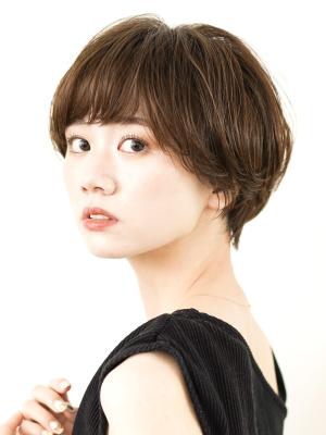丸さが可愛い大人ショート