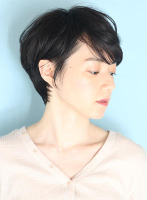 30代40代小顔イメチェン似合わせカットショート