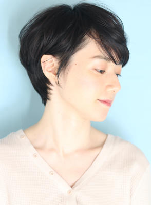 30代40代小顔イメチェン似合わせカットショート