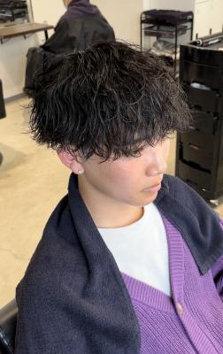メンズヘア整形スパイラルパーマ波巻きツイストメンズパーマ髪型 メンズヘア整形スパイラルパーマ波巻きツイストメンズパーマ髪型