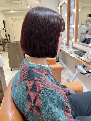 【Ｎｅｏｌｉｖｅｋｕｔａ町田店】切りっぱなしボブ