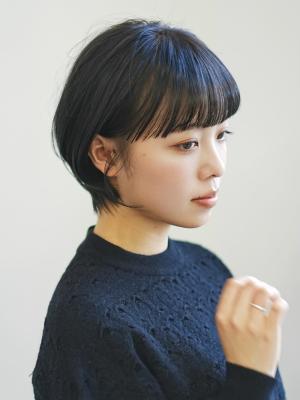 切りっぱなしボブ美髪ピンクブラウンエアリーロング[銀座]