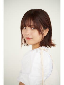 【宿里沙也香】顔まわりレイヤー×外ハネ