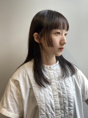 顔まわりデザインカット