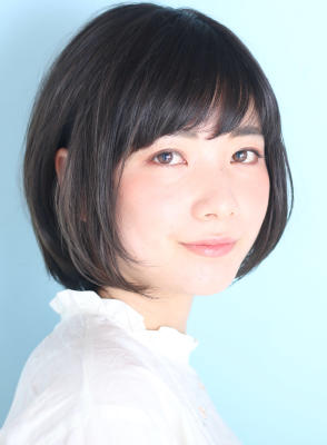 小顔美髪イメチェンピンクブラウン切りっぱなしボブショート
