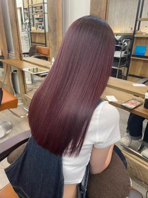 髪質改善トリートメントグラデーションローズブラウンストレート 髪質改善トリートメントグラデーションローズブラウンストレート