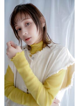 大人ガーリー３０代４０代くびれショートボブ丸みハンサム