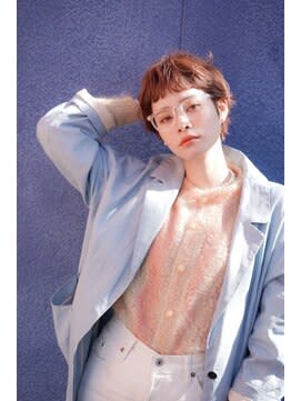 大人ガーリー３０代４０代くびれショートボブ丸みハンサム