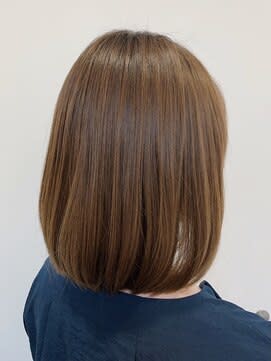 【髪質改善】白髪ぼかし×天使の輪ツヤボブ