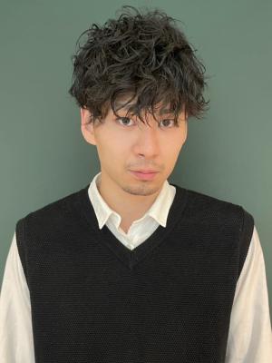 マッシュショート/ツーブロック/パーマ