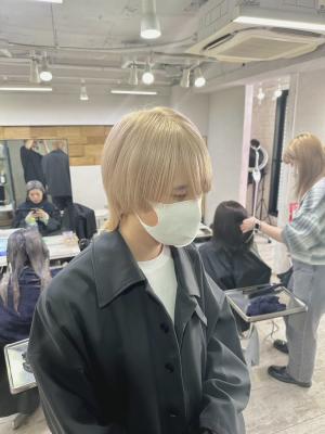 エアリー美髪ケアブリーチミルクティーカラー練馬所沢韓国
