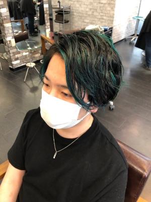 【HAIR MAKE ROSY 北18条店】メンズカラー