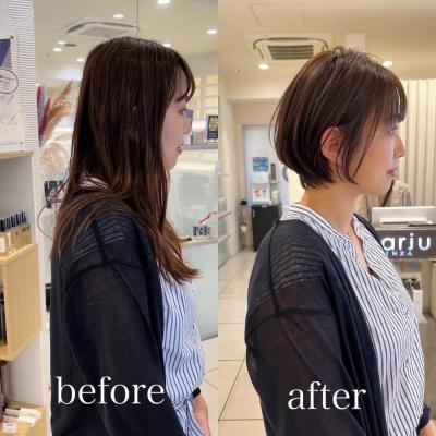 ばっさり切るならシフォンショート ばっさり切るならシフォンショートのイメージ画像