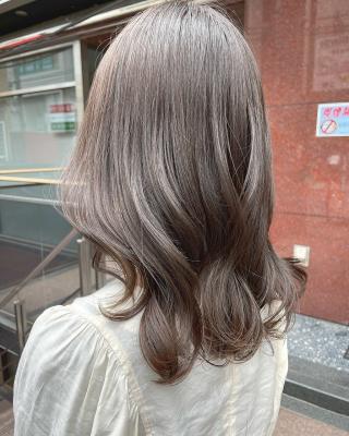 髪質改善・艶髪ペールベージュ・美髪