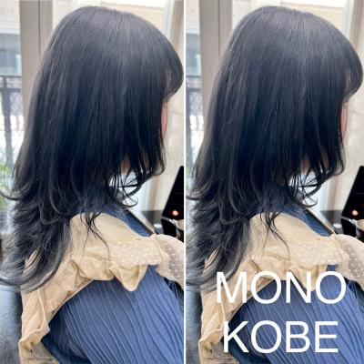 【MONO KOBE】ダブルカラー　×　ダークグレージュのイメージ画像