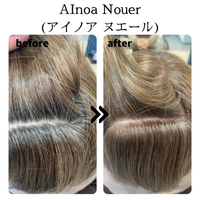 髪質改善+艶グレイカラー【AInoa Nouer 代々木】のイメージ画像