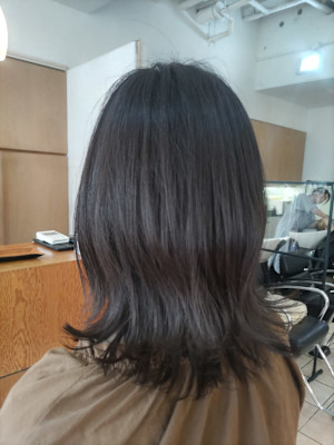 ミディアム×外ハネ