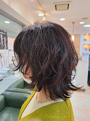 アンニュイパーマスタイル