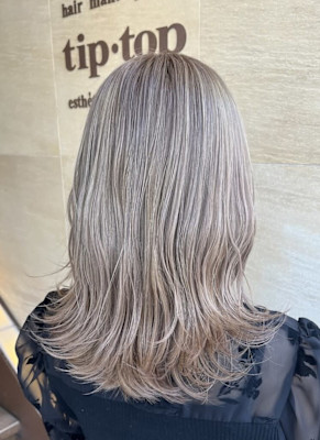 アッシュベージュ、グレージュ　tip・top目白店