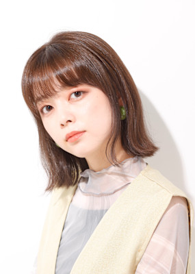 切りっぱなしボブ　tip・top目白店