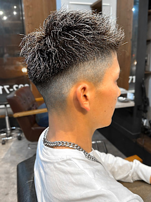 【IRIE 赤坂】フェードハイライトスタイル