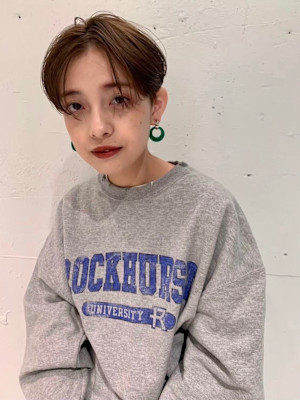 かきあげハンサムショート