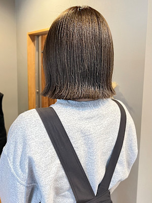 bob×オリーブグレージュ